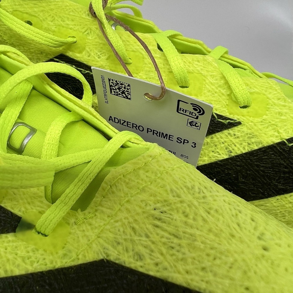 Adidas Adizero Prime SP 3 Strung Lucid Lemon Track Spikes Men's 8 Women 9 IH5800 - Picture 7 of 10